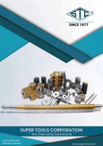 Super Tools Corporation- Catalogue