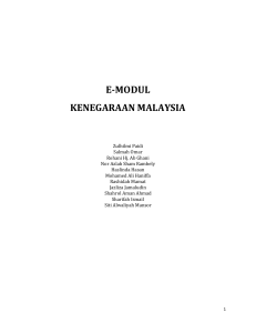 Malaysia NationHood Studies 2021