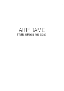 1997 Niu. Airframe Stress Analysis and Sizing