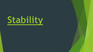 Stability SQ