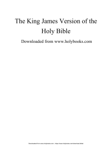 The-Holy-Bible-King-James-Version