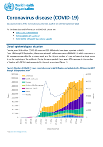 Covid WHO situation