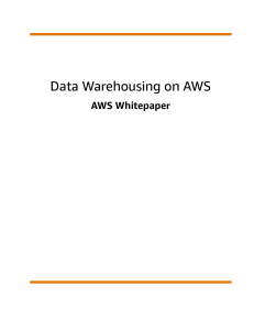 data-warehousing-on-aws