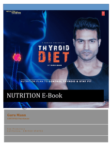 THYROID DIET eBook by Guru Mann