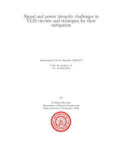 Signal and power integrity challenges in