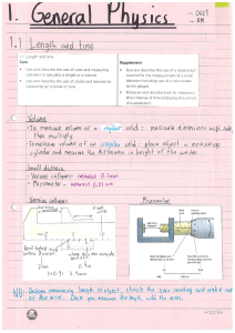IGCSE complete physics notes