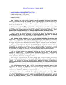  Decreto Supremo N° 022-2012-EM