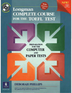 Longman Complete Course for the Paper-based TOEFL Test