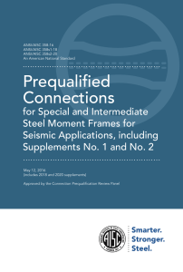 AISC -358-20 Prequalified Connections