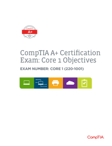 001 CompTIA-A-U-1001-Exam-Objectives-2.0