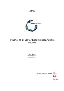 0905 DTU - Ethanol as a fuel for road transportation