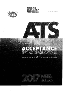 ANSI.NETA-ATS 2017 Standard for acceptance testing specificacion   TOAZ