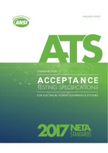 ANSI-NETA ATS-2017 E