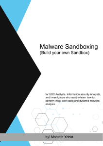 Malware Sandboxing