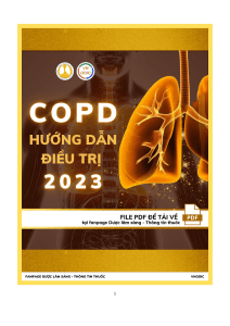 HƯỚNG DẪN ĐIỀU TRỊ COPD - GOLD 2023