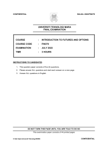 FACULTY BUSINESS MANAGEMENT 2022 SESSION 2 - DIPLOMA FIN379