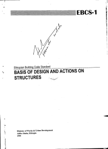 EBCS 1-Basis of Design & Actions on structures