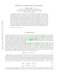 Self-forces on extended bodies in electrodynamics