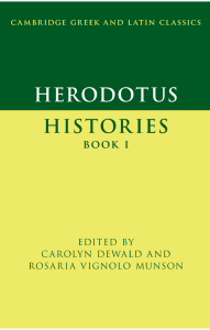 Herodotus  Histories Book I-Cambridge University Press (2022)