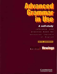 English Advanced Grammar in Use