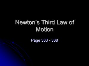 newton third law