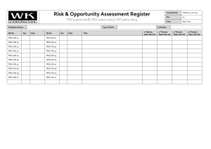 SHEQ4-61-02-F05 Risk & Opportunity Assessment Register