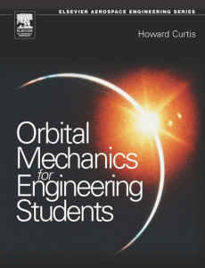 Orbital Mechanics For Engineering Studen