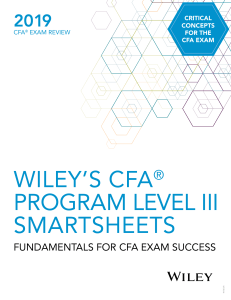 CFA level 3 smart sheet