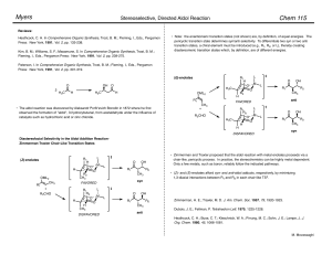 10-stereoselective directed aldol reaction