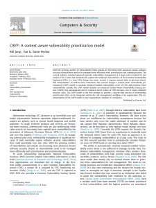 CAVP: Context-Aware Vulnerability Prioritization Model