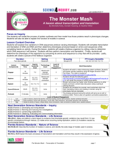 MonsterMash Transcription & Translation