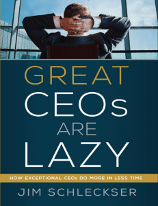 Jim-Schleckser-Great-Ceos-Are-Lazy- 2021 