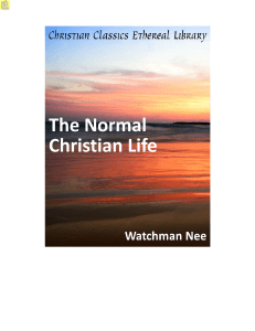 Watchman Nee -The-Normal-Christian-Life