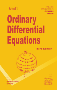 Arnold, V.I.; Ordinary Differential Equations, 3rd ed. Springer-Verlag, 1991. ( PDFDrive.com )