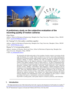 icsv28  full paper  A preliminary study on the subjective evaluation of the recording quality of motion cameras