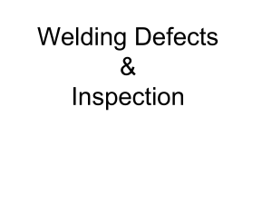 WELDING Defects and Tests