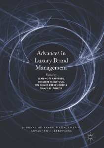 Advances in Luxury Brand Management (Jean-Noël Kapferer, Joachim Kernstock etc.) (Z-Library)