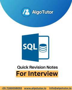 SQL Quick revision notes for interview 1696180485