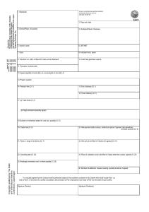 BALTIME 1939 Time Charter Agreement