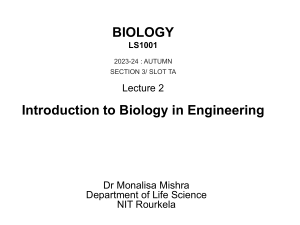 0453189845883 Biology lecture 2