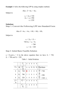 L 7 Simplex Method Max. Numerical M COM IV 16-4-1