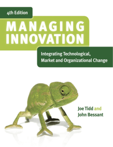Managing innovation integrating technological