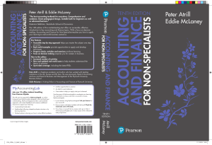 Atrill, Peter & Eddie McLaney - Accounting and Finance for Non-Specialists-Pearson Education Limited (2017) - je moet eigenlijk de 2018 editie hebben