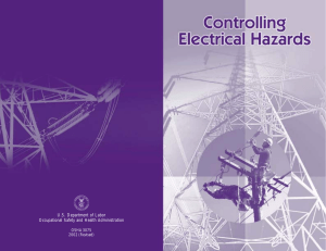 (safety) OSHA - Controlling Electrical Hazards