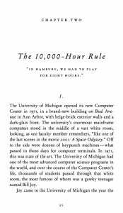 outliers the sotry of success little brown and co 2008 malcolm gladwell chapter 2