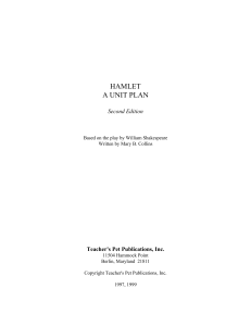 Hamlet Study Guide