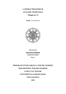 Analisis Geospasial A M12 460278 Sultan Dzaki