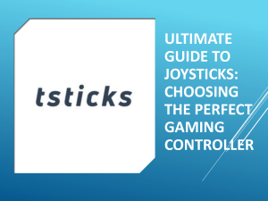 Unlocking Next-Level Gaming: How Joysticks Amp Up Your Gameplay