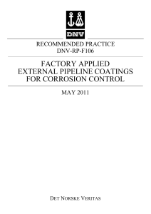 FACTORY-APPLIED-EXTERNAL-PIPELINE-COATINGS-FOR-CORROSION-CONTROL-RP-F106 2011-05