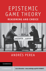 Epistemic GAME THEORY